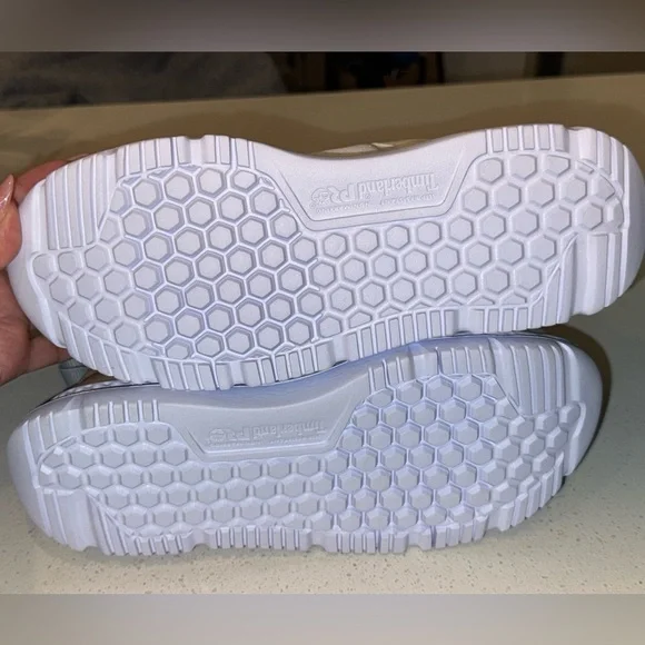 Woman's Shoes Timberland PRO Setra Mid Composite Safety Toe 8W Tan/Champagne - Picture 5 of 8